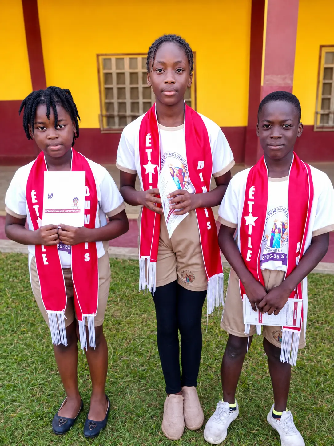 Élèves en collège au Complexe Scolaire La Providence de Don Orione