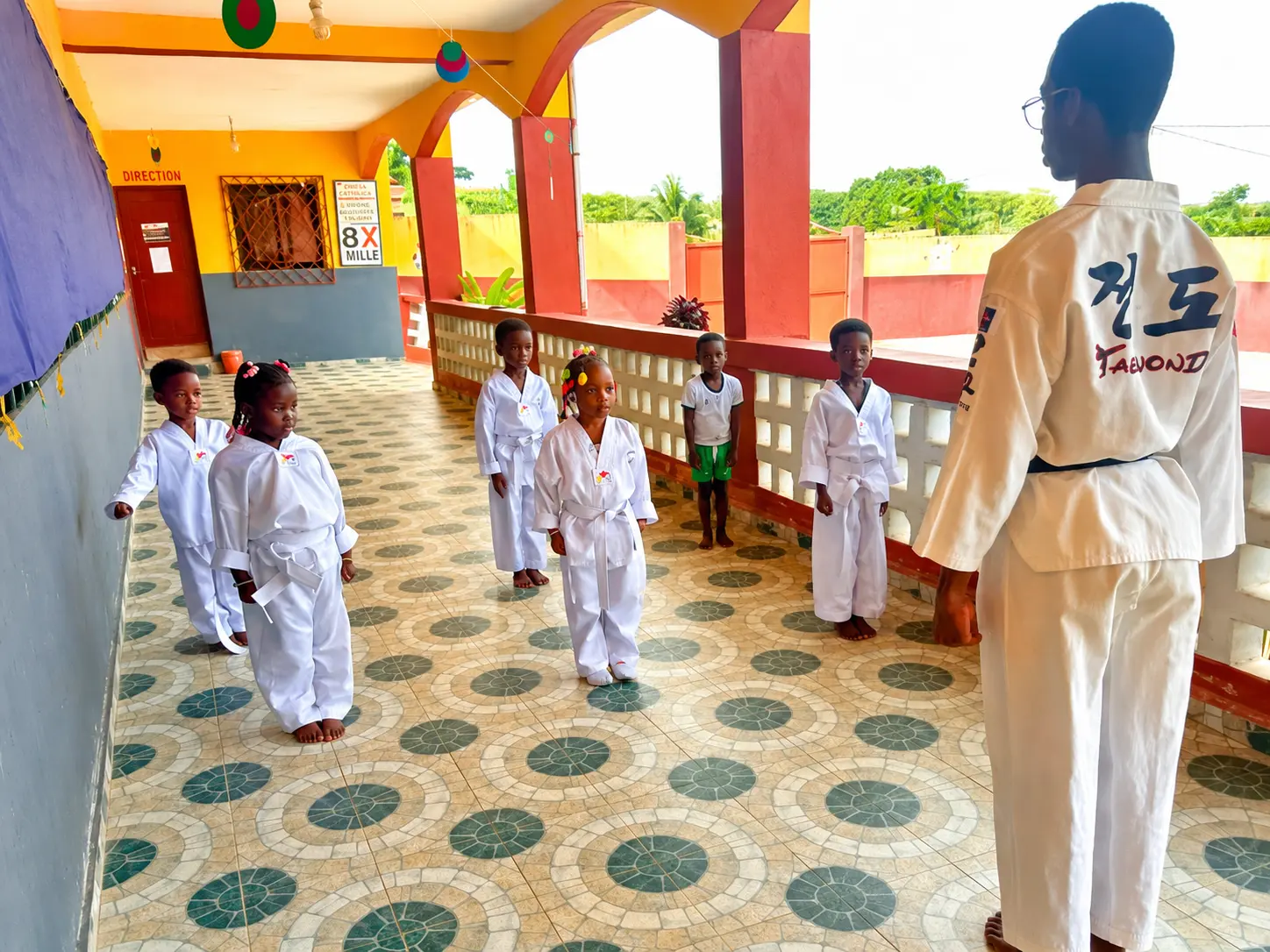 Arts martiaux à l'école